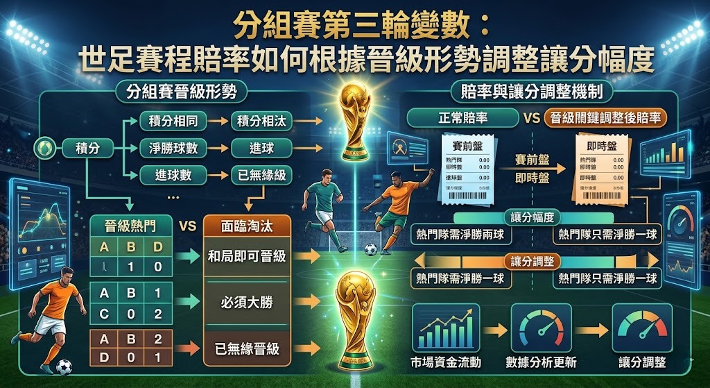 世足賽程賠率如何根據晉級形勢調整讓分幅度 世足賽程賠率如何根據晉級形勢調整讓分幅度